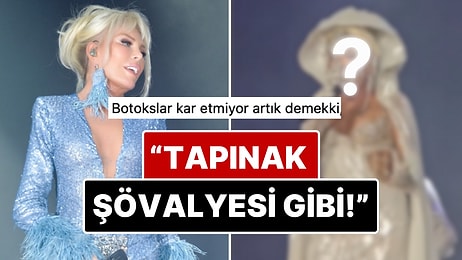Botokslar Artık İşe Yaramıyor mu? Ajda Pekkan Konsere Yüzüne Taktığı Taşlı Maskeyle Çıktı!