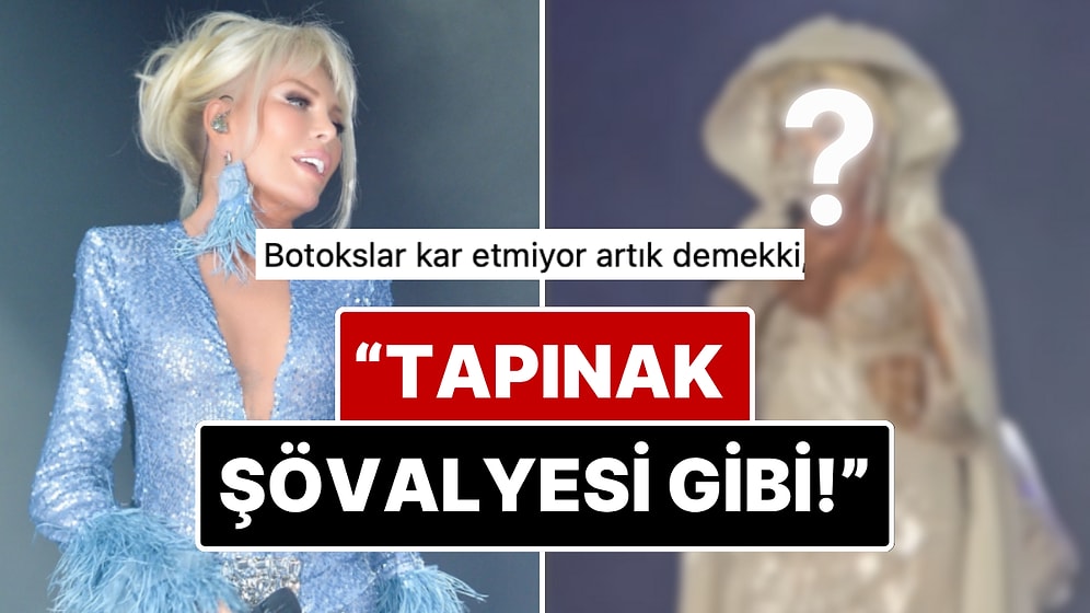 Botokslar Artık İşe Yaramıyor mu? Ajda Pekkan Konsere Yüzüne Taktığı Taşlı Maskeyle Çıktı!