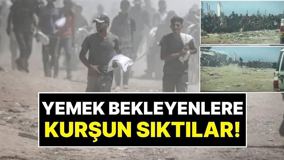 Görüntüyü BM Yayınladı: Açlıktan Ölmemek İçin Yemek Sırasına Giren Filistinlilere Saldırı