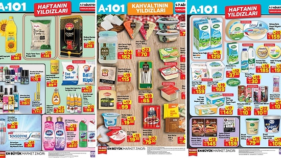 1 - 7 Ağustos 2025 A101 Haftanın Yıldızları Kataloğu