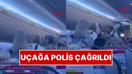 Uçak Durmadan Ayağa Kalkan Yolcular Ortalığı Karıştırdı: Uçağa Polis Çağrıldı