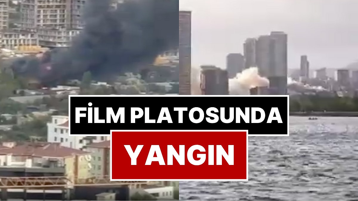 Kartal&apos;da Yangın: Film Platosu Cayır Cayır Yandı!