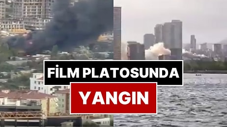Kartal'da Yangın: Film Platosu Cayır Cayır Yandı!