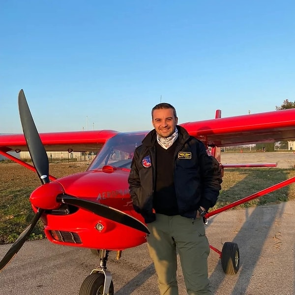 Pilot Burak yürekli ve yolcu Şeyda Doğan ağır yaralandı.