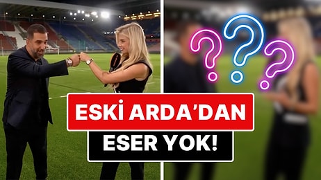 Bakışlarını Kaçırdığı Röportaj Gündem Olmuştu: Arda Turan Bu Sefer O Spikerden Gözlerini Ayırmadı!