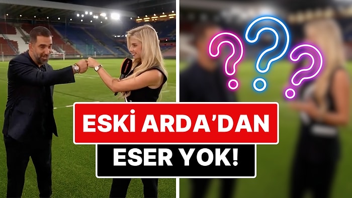 Bakışlarını Kaçırdığı Röportaj Gündem Olmuştu: Arda Turan Bu Sefer O Spikerden Gözlerini Ayırmadı!