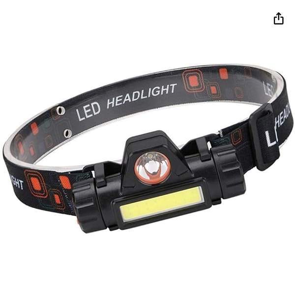 SM SunniMix 300 Lümen USB şarj edilebilir LED kafa lambası