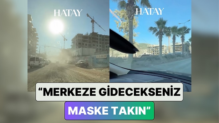 Hatay'a Yemek Videosu Çekmeye Giden Bir İçerik Üreticisi Şehrin Son Halini Paylaştı