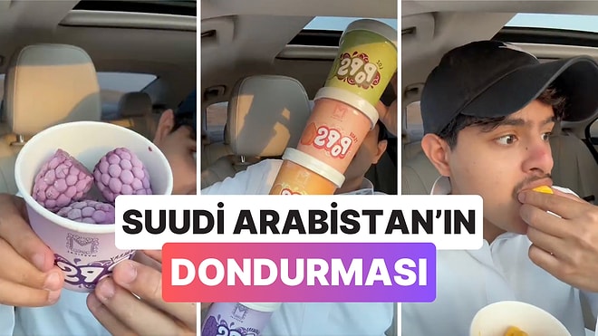 Suudi Arabistan'ın Meşhur Dondurmasını Deneyen Kişi Herkeste Merak Uyandırdı