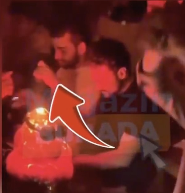 Torun Melih Gökçek Çeşme gecelerinde.