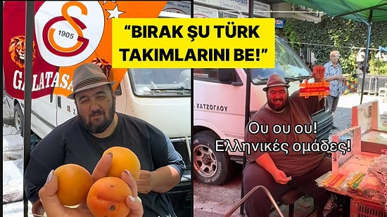 Galatasaray Hastası Yunan Pazarcı ve Müşterisinin Diyaloğu Viral OIdu