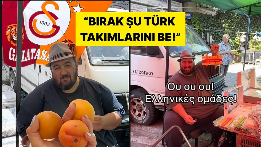 Galatasaray Hastası Yunan Pazarcı ve Müşterisinin Diyaloğu Viral OIdu