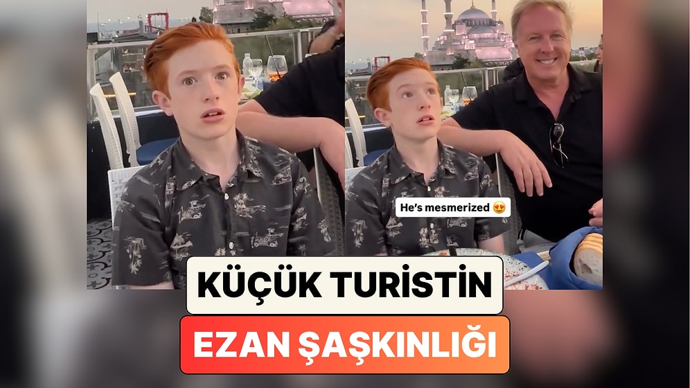İstanbul'u Ziyaret Eden Turist Bir Aile Çocuklarının Ezan Karşısında Yaşadığı Şaşkınlığı Paylaştı