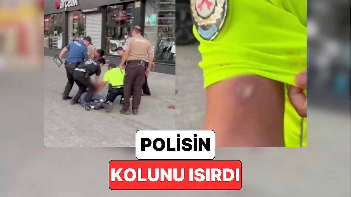 Aydın&apos;da Kimliğini Vermek İstemeyen Bir Sürücü Tartışma Yaşadığı Polisin Kolunu Isırdı