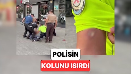 Aydın'da Kimliğini Vermek İstemeyen Bir Sürücü Tartışma Yaşadığı Polisin Kolunu Isırdı