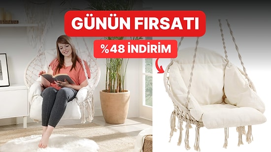 Günün Fırsatı: Evde Sakin Bir Köşe Yaratmak İsteyenlere Asma Koltuk İndirimde!