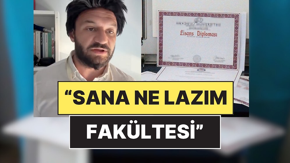 Aykut Elmas Sahte Diploma Skandalını "Sana Ne Lazım Fakültesi" Videosuyla Tiye Aldı!