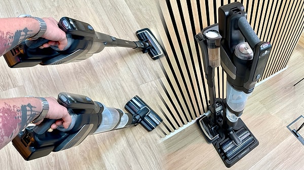 Çok fonksiyonu ürünlere her zaman şans ver. Mesela hem silip hem de süpüren Philips AquaTrio 9000 Serisi Kablosuz Dikey Süpürge gibi!