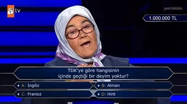 Yarışmadaki tavırları ve milyonluk soruyu açtırmasıyla kısa sürede sosyal medya fenomeni haline gelen Günay Teyze'nin Instagram'daki hesabına takipçi yağmaya başladı.
