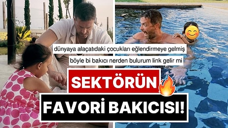 Tüm Ünlülerin "Favori Çocuk Bakıcısı" Olan Engin Öztürk'ün Muhteşem Amcalığı ve Dayılığı İç Çektirtti!