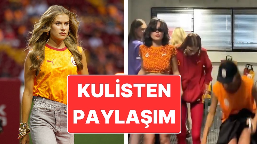 Galatasaray’ın Forma Tanıtımında Yer Almışlardı: Mankenlerden Kulis Paylaşımı Geldi