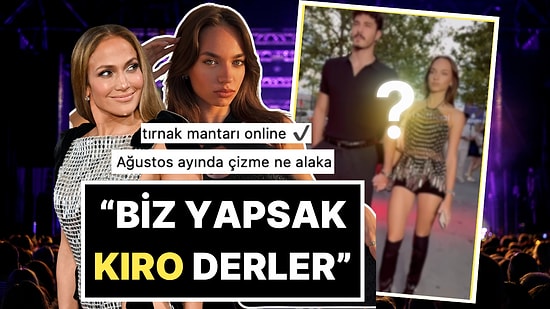 Yazın Ortasında Çizme Giymeyi Alışkanlık Haline Getiren Eylül Tumbar'ın JLo Konseri Kombini Dillere Fena Düştü
