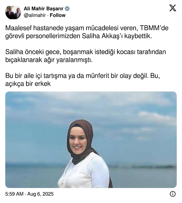 CHP Grup Başkanvekili Ali Mahir Başarır'ın paylaşımı 👇