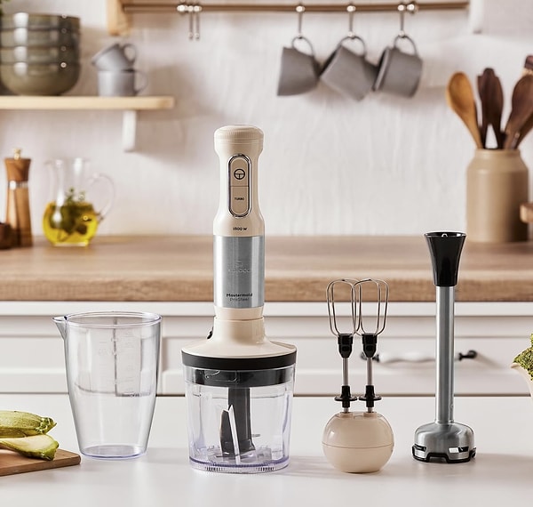 Karaca Mastermaid Prosteel 1500W Blender Seti Soft Cream