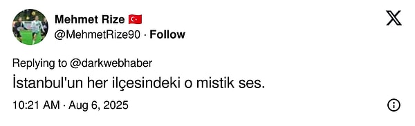 Herkesin bir şekilde maruz kaldığı ses sosyal medyada konuşuldu. 👇
