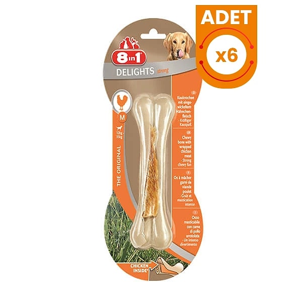 2. 8in1 Delights Tavuklu Köpek Kemik Ödülü