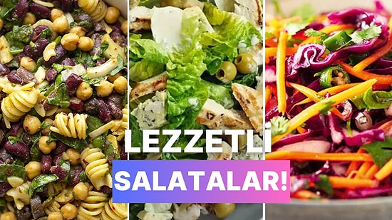 Salata Sandığın Kadar Sıkıcı Değil! Bayıla Bayıla Yenecek 10 Fit Salata Tarifi