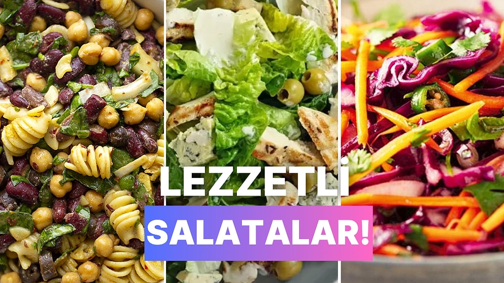 Salata Sandığın Kadar Sıkıcı Değil! Bayıla Bayıla Yenecek 10 Fit Salata Tarifi