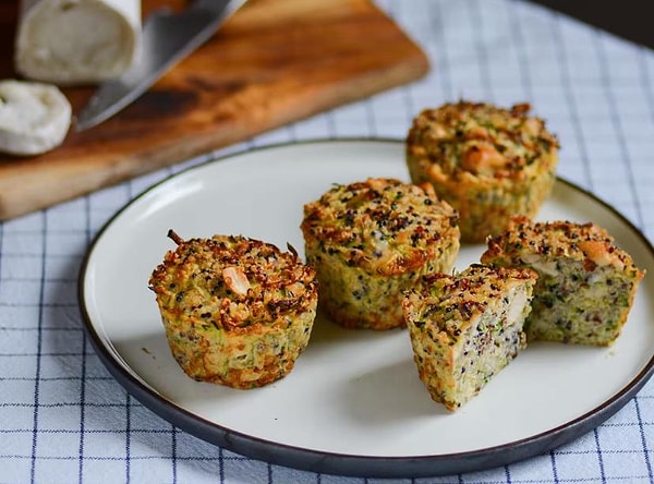 3. Kinoalı Kabaklı Muffin