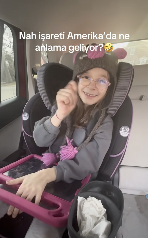 Öğrenciler, nah işaretini "Tuvalete gidebilir miyim?" demek için kullanıyor.