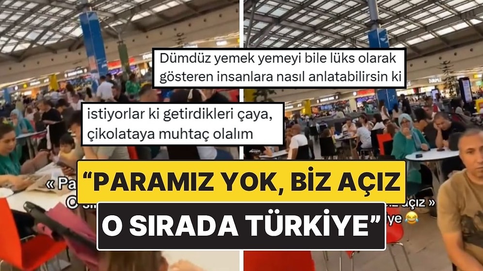 AVM'nin Yemek Katını Çeken Bir Gurbetçi Yaptığı Yorumla Tepkilerin Hedefi Oldu
