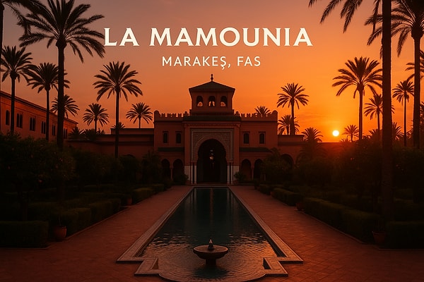 8. La Mamounia – Marakeş, Fas