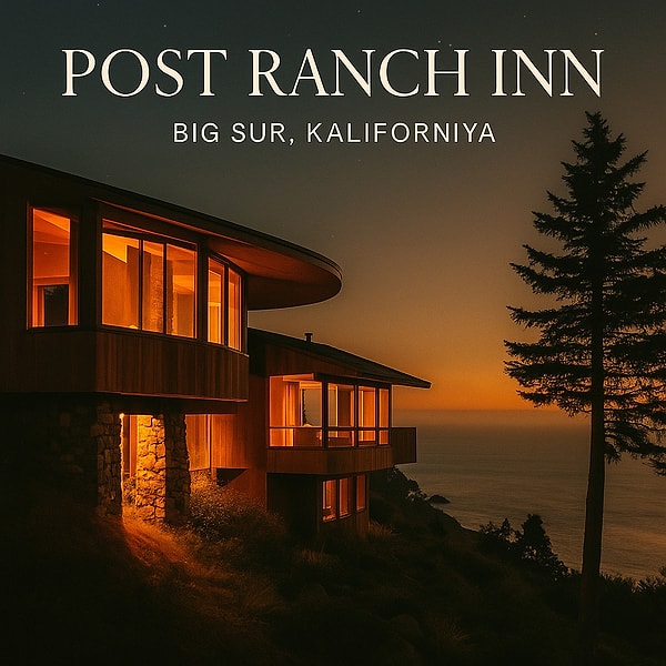 12. Post Ranch Inn – Big Sur, Kaliforniya, ABD