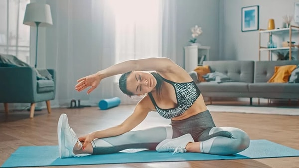 6. Minik bir esneme veya 3 dakikalık egzersiz.