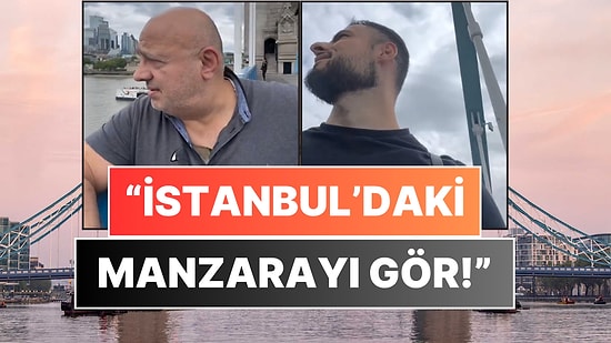 Londra'daki Tower Bridge Manzarasını Küçümseyen İstanbul Sevdalısı Baba
