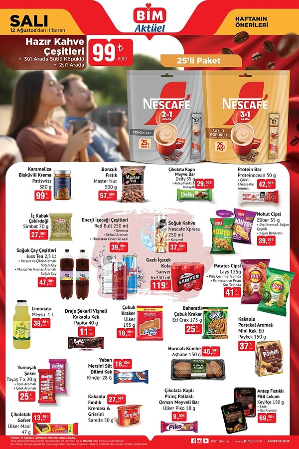 Hazır Kahve Çeşitleri (3ü1 Arada Sütlü Köpüklü / 2si1 Arada) 99 TL