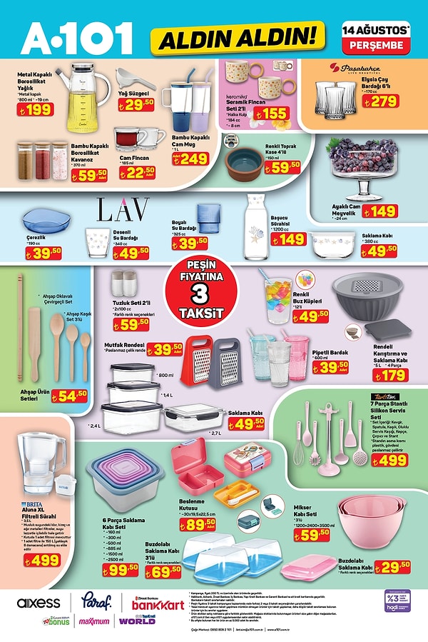 Paşabahçe Elysia Çay Bardağı 6'lı 279 TL