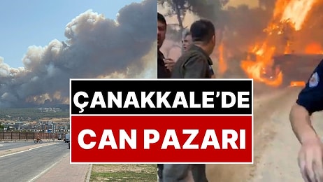 Çanakkale'de Orman Yangını: Boğaz ve Havalimanı Kapatıldı, Üniversite Kampüsü Boşaltıldı!
