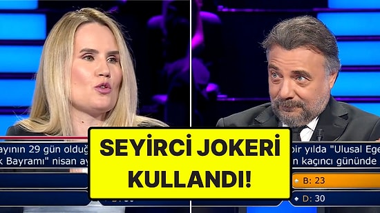 Milyoner'de "Ulusal Egemenlik ve Çocuk Bayramı"nın Ne Zaman Kutlandığını Bilemeyen Yarışmacı