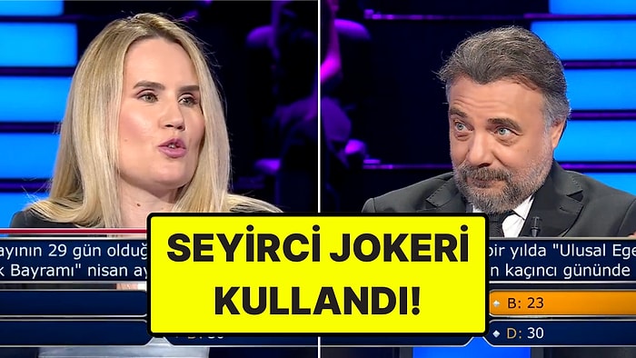 Milyoner'de "Ulusal Egemenlik ve Çocuk Bayramı"nın Ne Zaman Kutlandığını Bilemeyen Yarışmacı