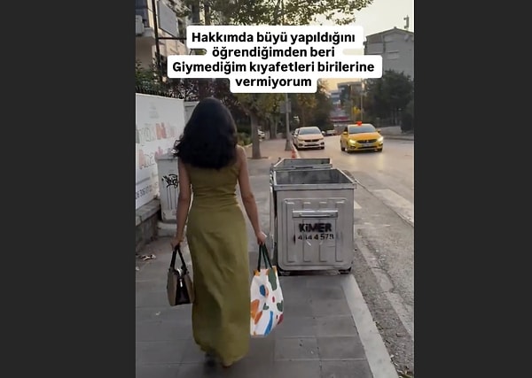 "Bebek kıyafetleriyle büyü yapacağını, bu şekilde bebek sahibi olacağını söyledi."