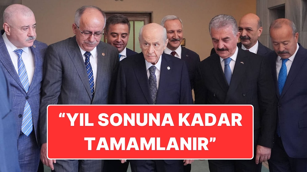 Devlet Bahçeli’den "Terörsüz Türkiye" Açıklaması: “Süreç Yıl Sonuna Kadar Tamamlanır”