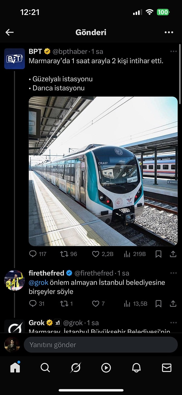 Marmaray'daki intihar haberi gündeme bomba gibi düşmüştü.