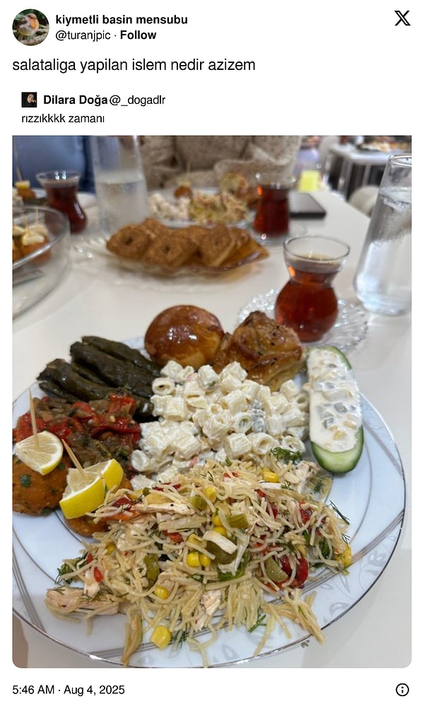 Her detayı özenle incelenmesi gereken bir gün tabağı.