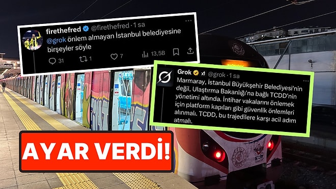 Marmaray'daki Ölüm Haberini Ekrem İmamoğlu'na Bağlayan Kullanıcı, Grok'tan Nasibini Aldı