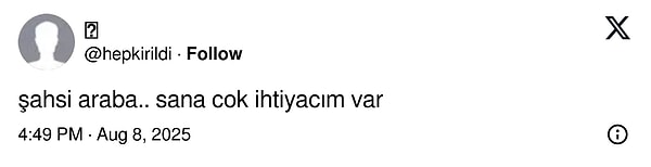 Kimin yok ki?